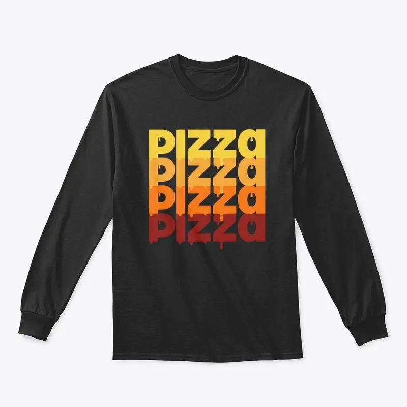 Hoodies/Long Sleeve Shirt (Pizza Drip)